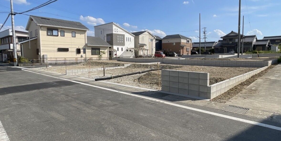 分譲地の宅地造成工事
